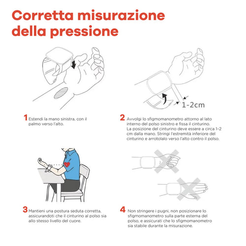 Misuratore di Pressione da Polso