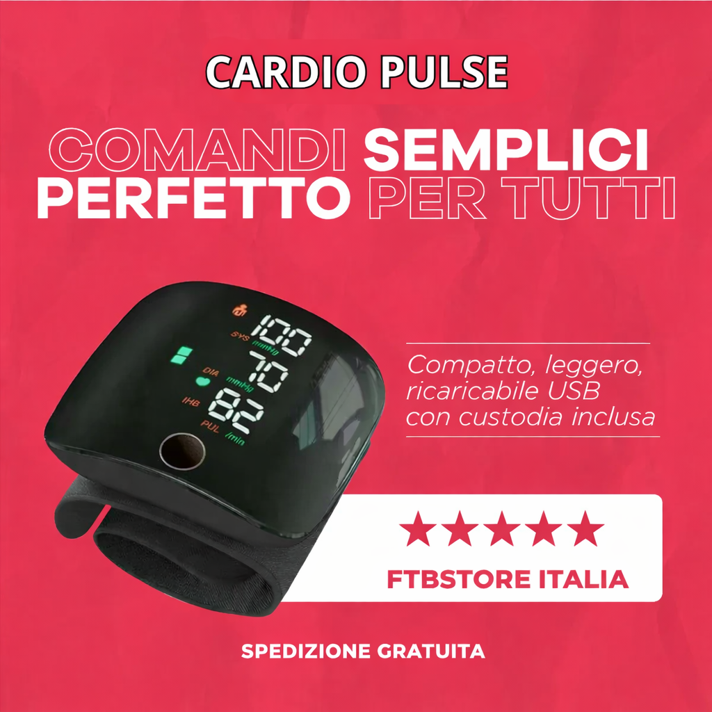 Misuratore di Pressione da Polso