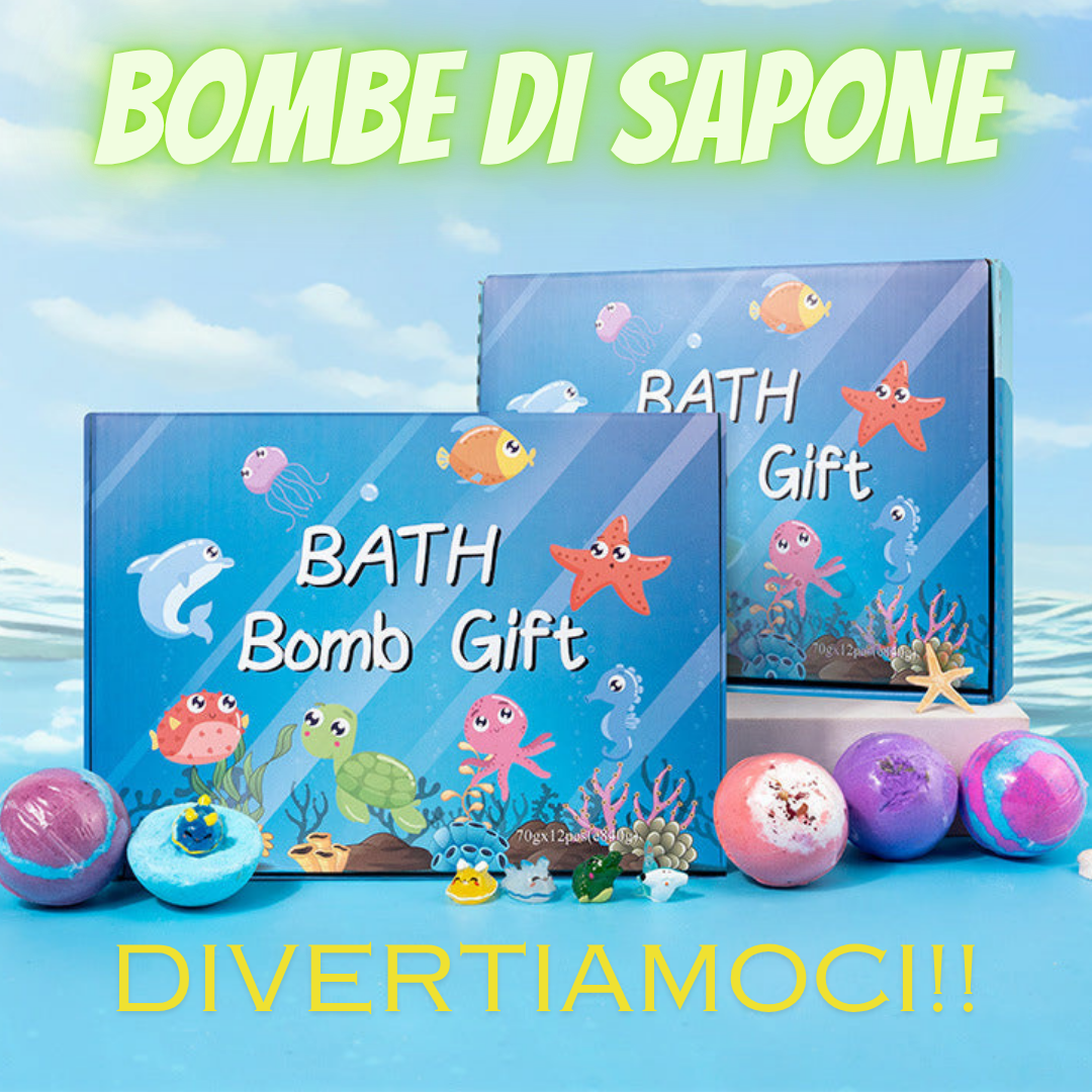 Scented bath bombs for children and adults