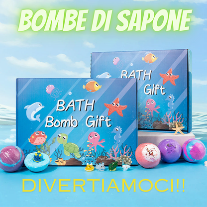 Scented bath bombs for children and adults