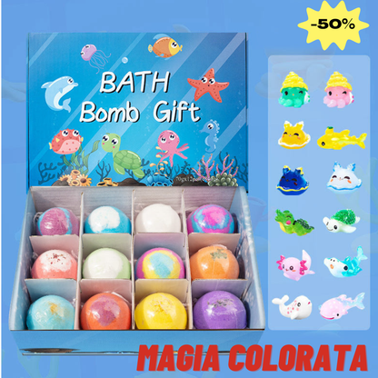 Scented bath bombs for children and adults